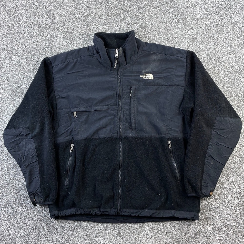 The North Face Jacket Mens XL Black Retro Denali Fleece Full Zip Pockets